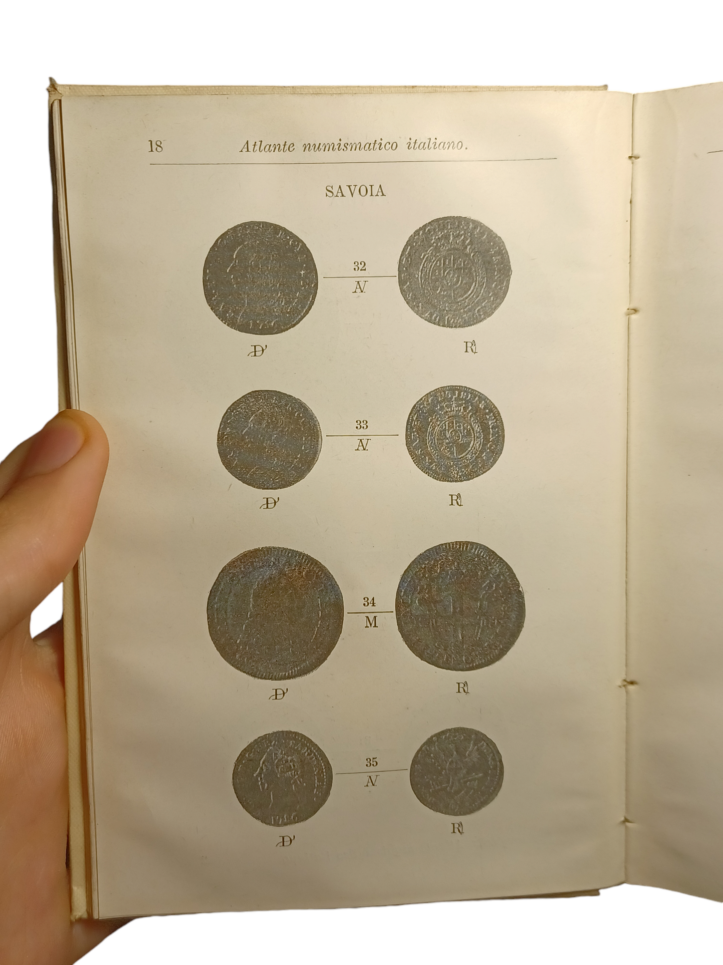 Atlantico Numismatico Di Ulrico Hoepli anno 1906