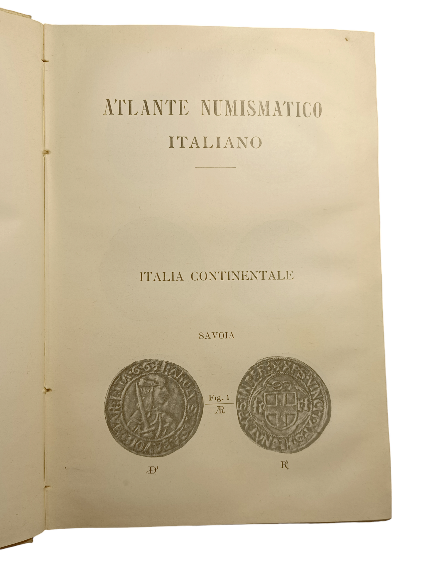 Atlantico Numismatico Di Ulrico Hoepli anno 1906