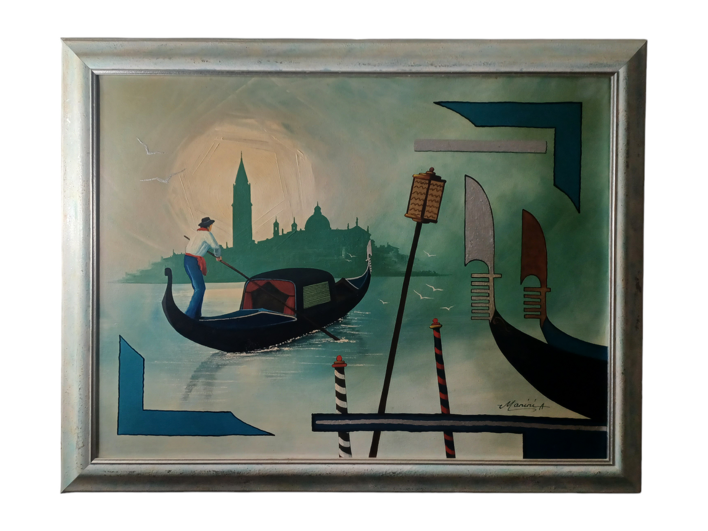 Quadro Raffigurante Venezia Dell'artista Angelo Manini