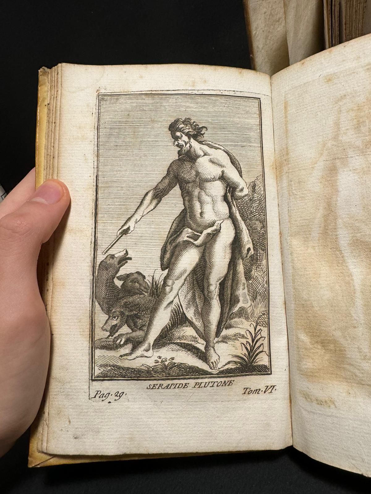 Libro "Dizionario Mitologico Ovvero Della Favola" 1785 Tomo 6