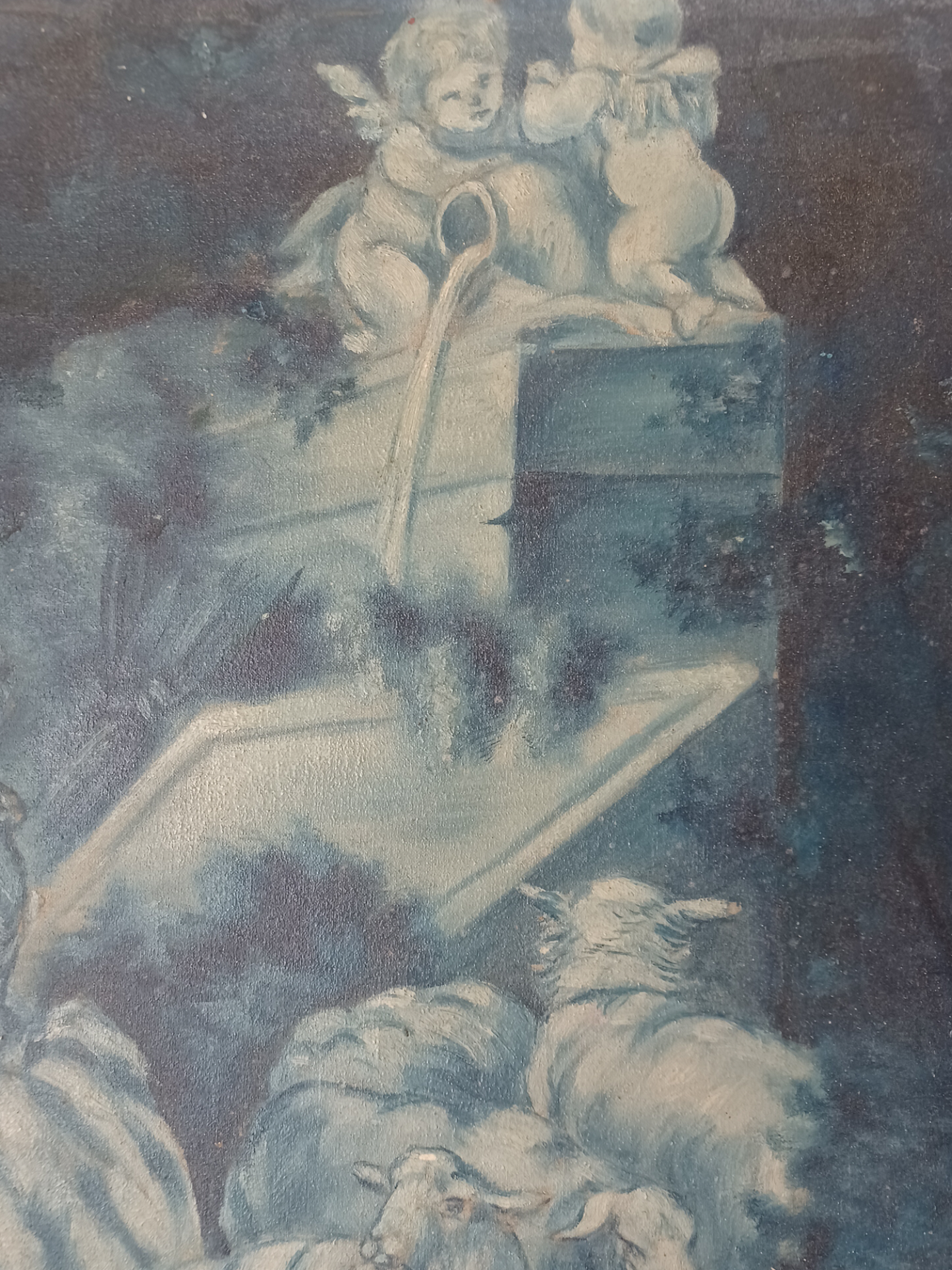 Quadro Raffigurante Scena Amorosa, Firmato J.B.NUET '722