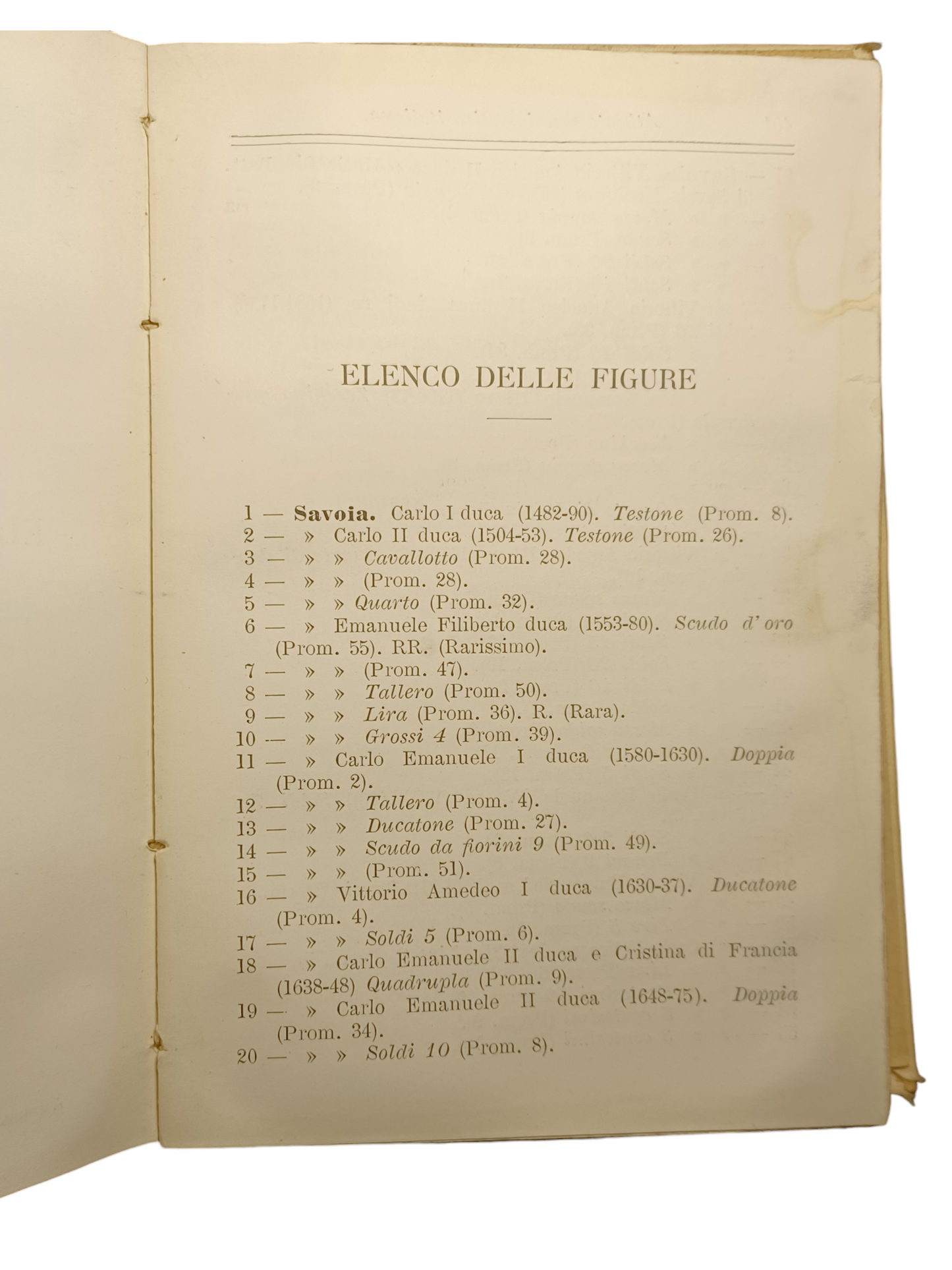 Atlantico Numismatico Di Ulrico Hoepli année 1906