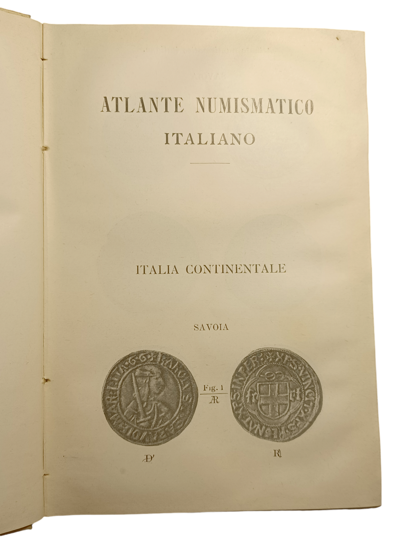 Atlantico Numismatico Di Ulrico Hoepli année 1906