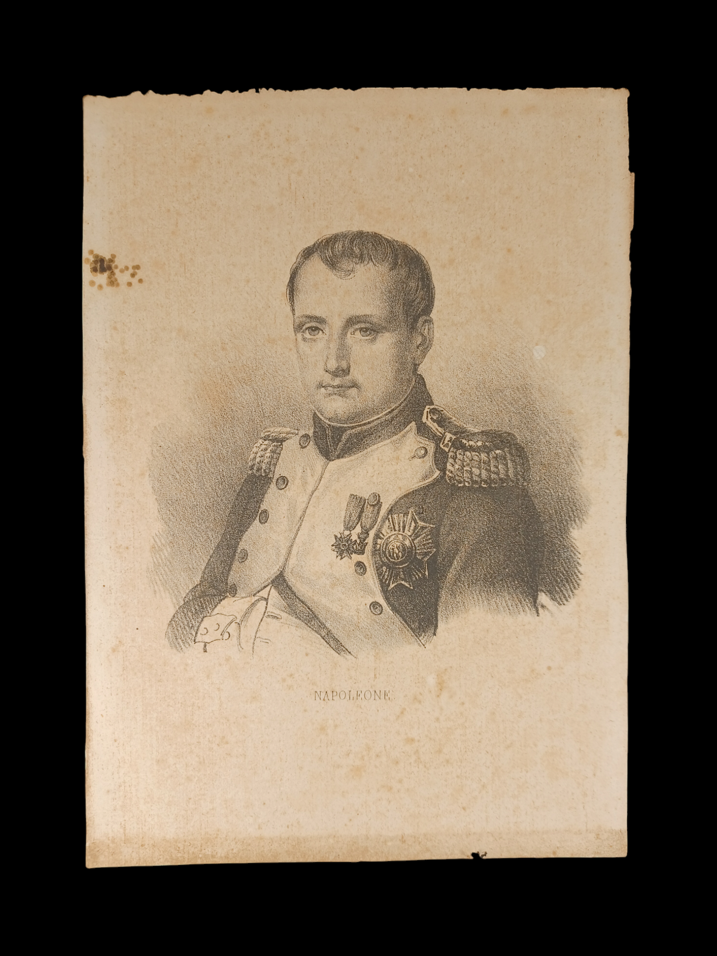 Stampa Raffigurante Napoleone Bonaparte