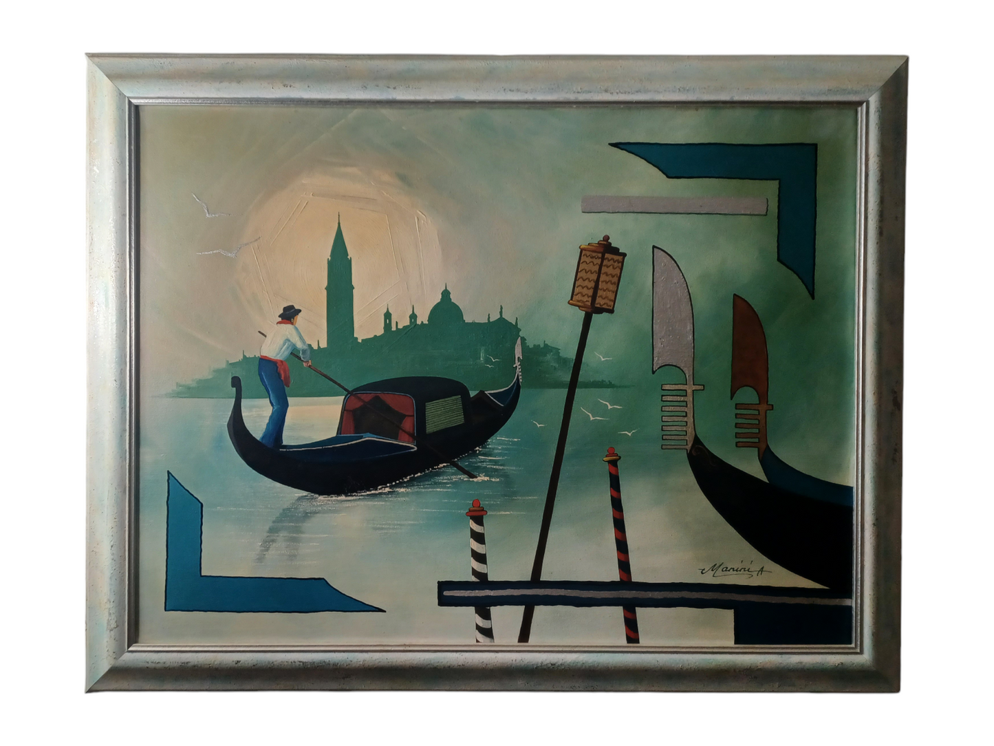 Quadro Raffigurante Venezia Dell'artiste Angelo Manini