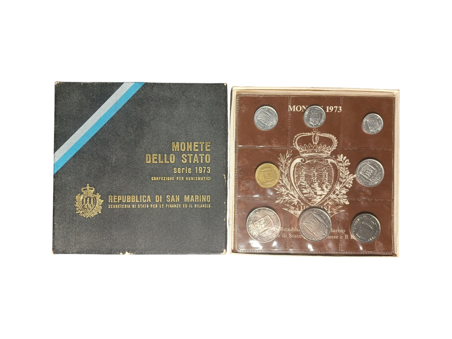 Monete Di San Marino Anno 1973 con scatola originale