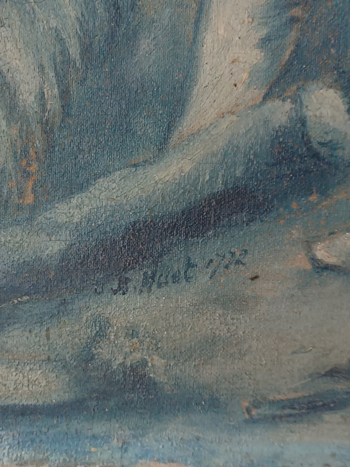 Quadro Raffigurante Scena Amorosa, Firmato J.B.NUET '722