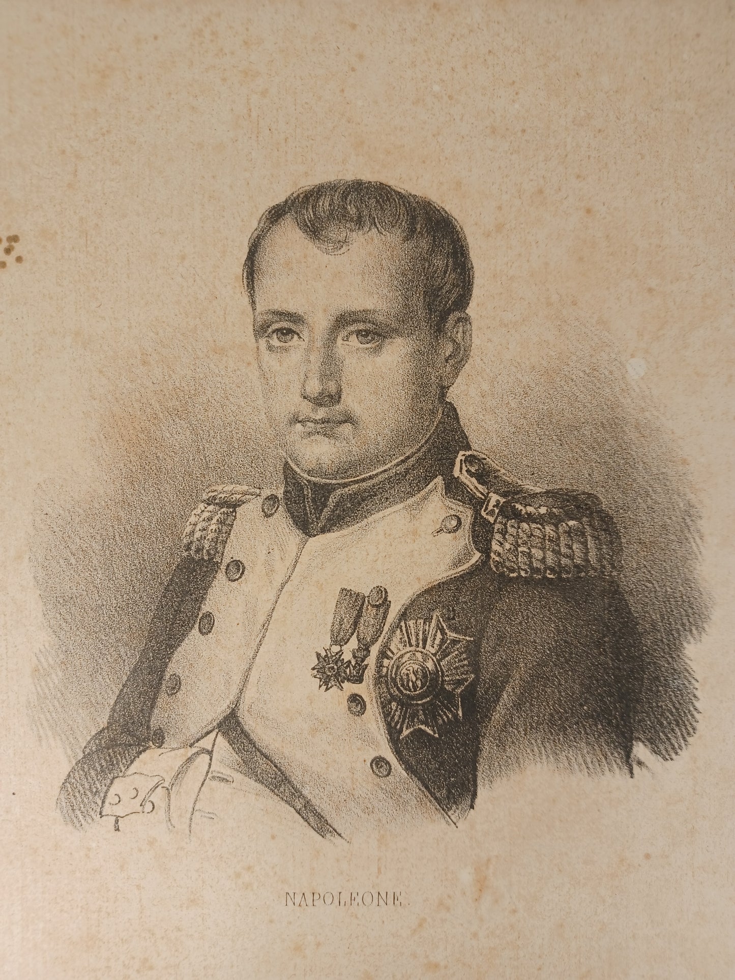 Stampa Raffigurante Napoleone Bonaparte